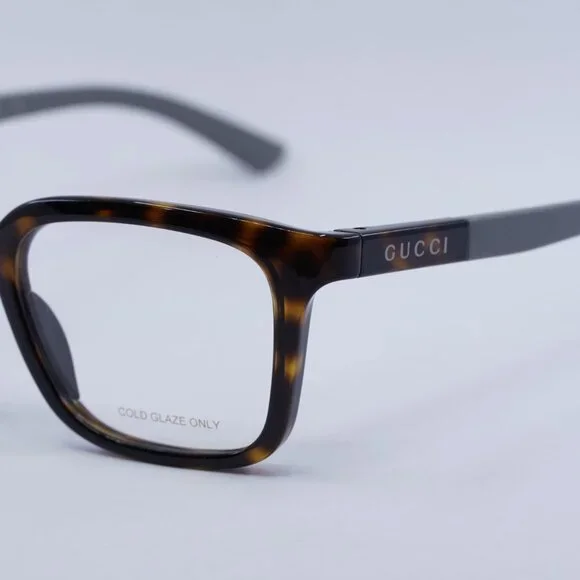 Gucci GG1738O 002 Eyeglasses Havana with Grey Frame - Lowest price!